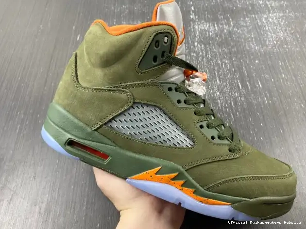 Official Maikesneakers Olive Jordan 5 DD0587-308 Air 0518